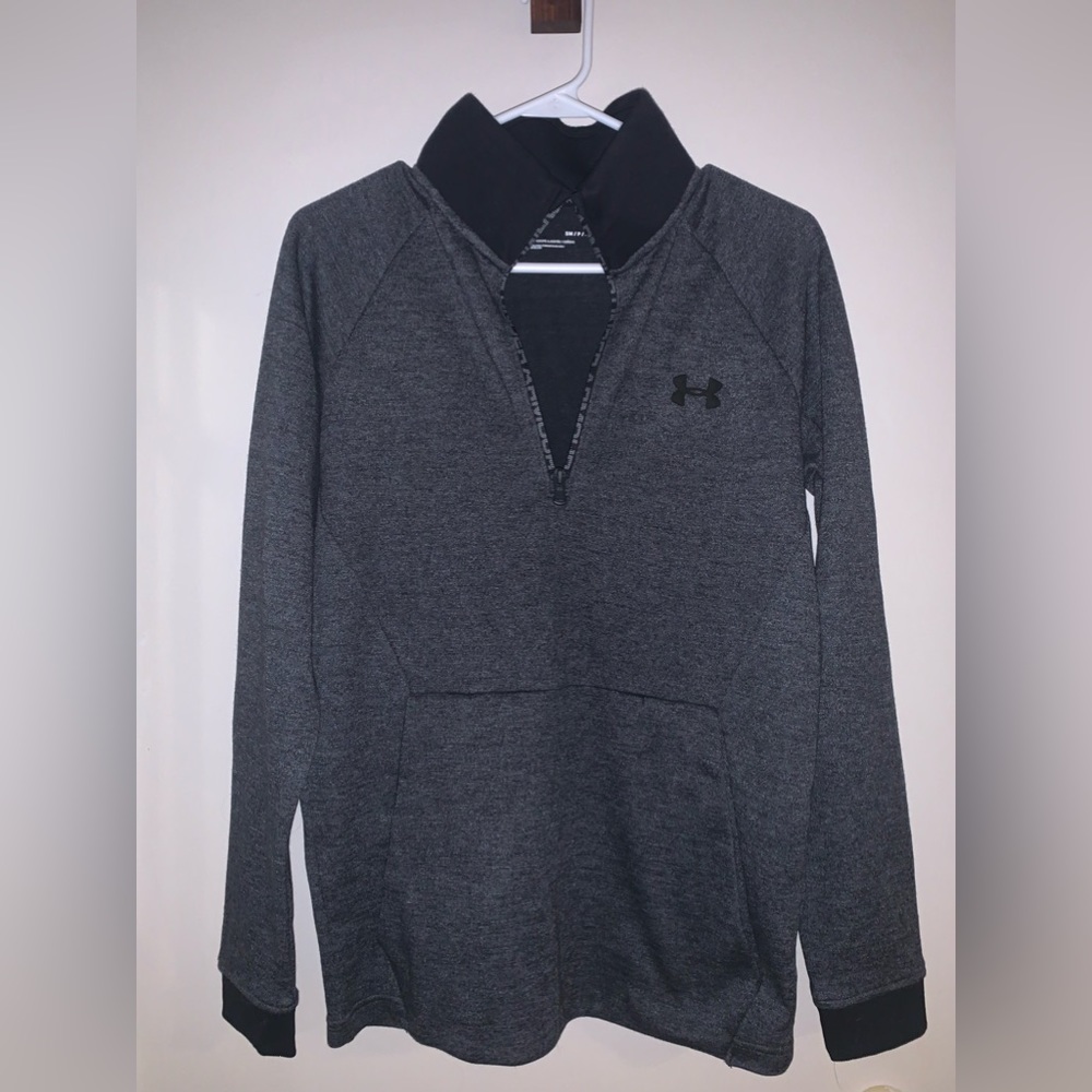 Under Armour quarter zip knit shirt